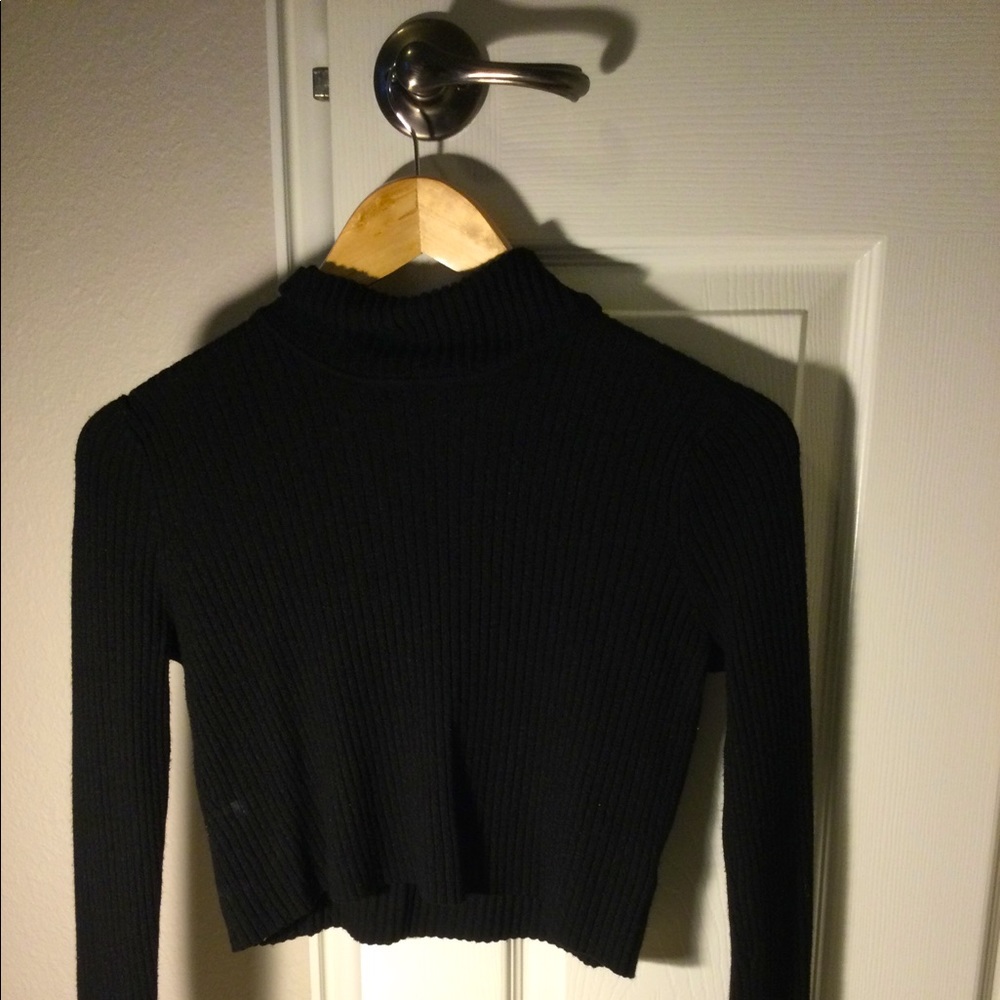 Pacsun LA Hearts Cropped Turtleneck Sweater